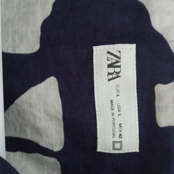 ZARA size Large women's button up Shirt - Picture 3 of 6